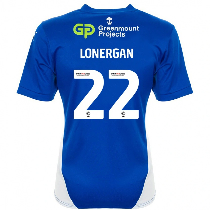 Danxen Herren Andy Lonergan #22 Blau Weiß Heimtrikot Trikot 2024/25 T-Shirt