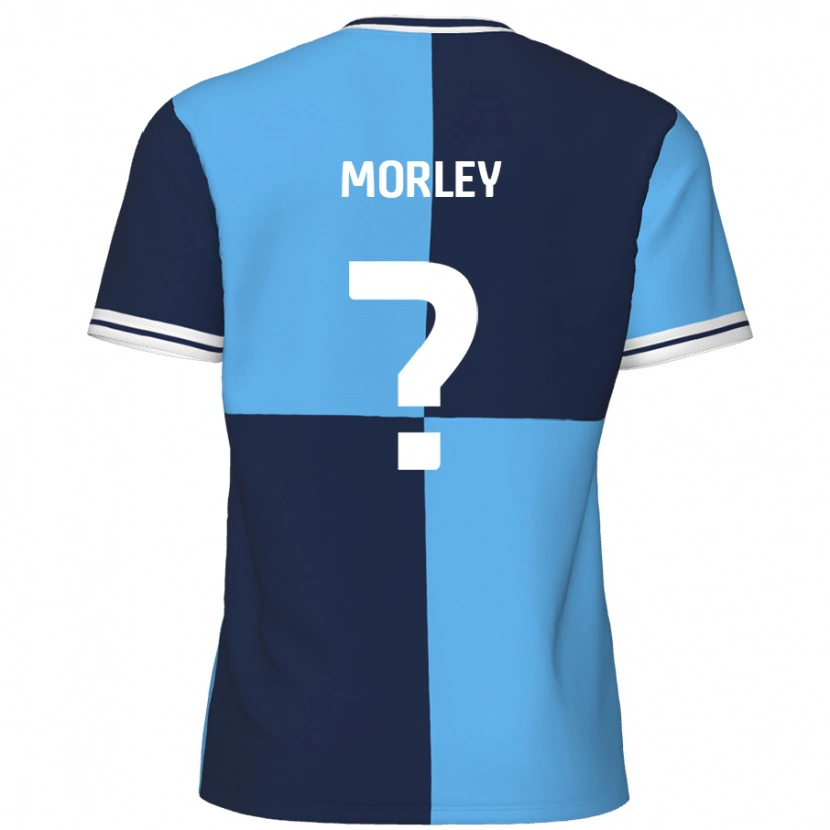 Danxen Herren Aaron Morley #0 Himmelblau Dunkelblau Heimtrikot Trikot 2024/25 T-Shirt