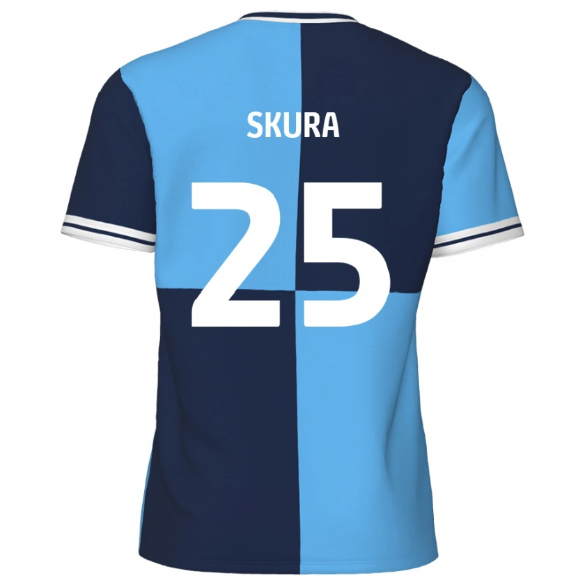 Danxen Herren Declan Skura #25 Himmelblau Dunkelblau Heimtrikot Trikot 2024/25 T-Shirt