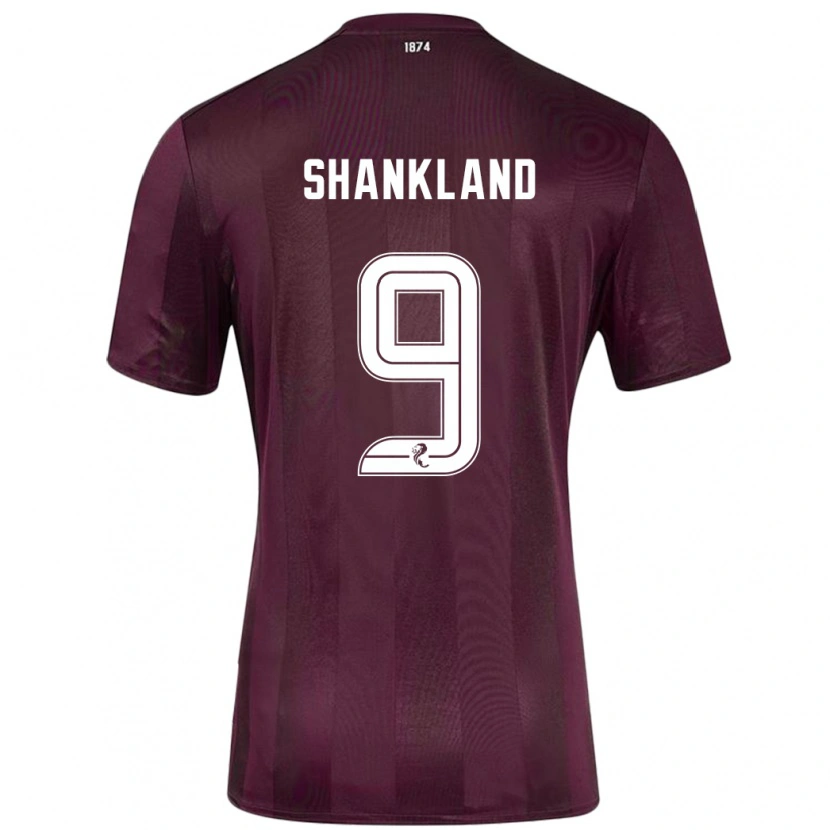 Danxen Herren Lawrence Shankland #9 Burgundrot Heimtrikot Trikot 2024/25 T-Shirt