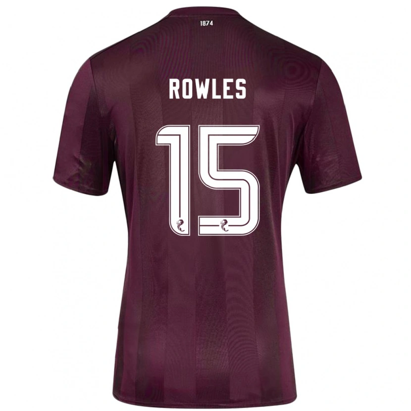 Danxen Herren Kye Rowles #15 Burgundrot Heimtrikot Trikot 2024/25 T-Shirt