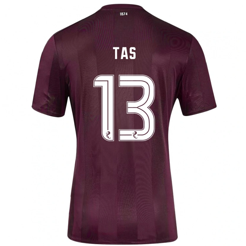 Danxen Herren Lyndon Tas #13 Burgundrot Heimtrikot Trikot 2024/25 T-Shirt