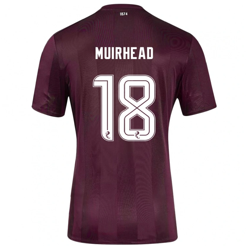 Danxen Herren Owen Muirhead #18 Burgundrot Heimtrikot Trikot 2024/25 T-Shirt