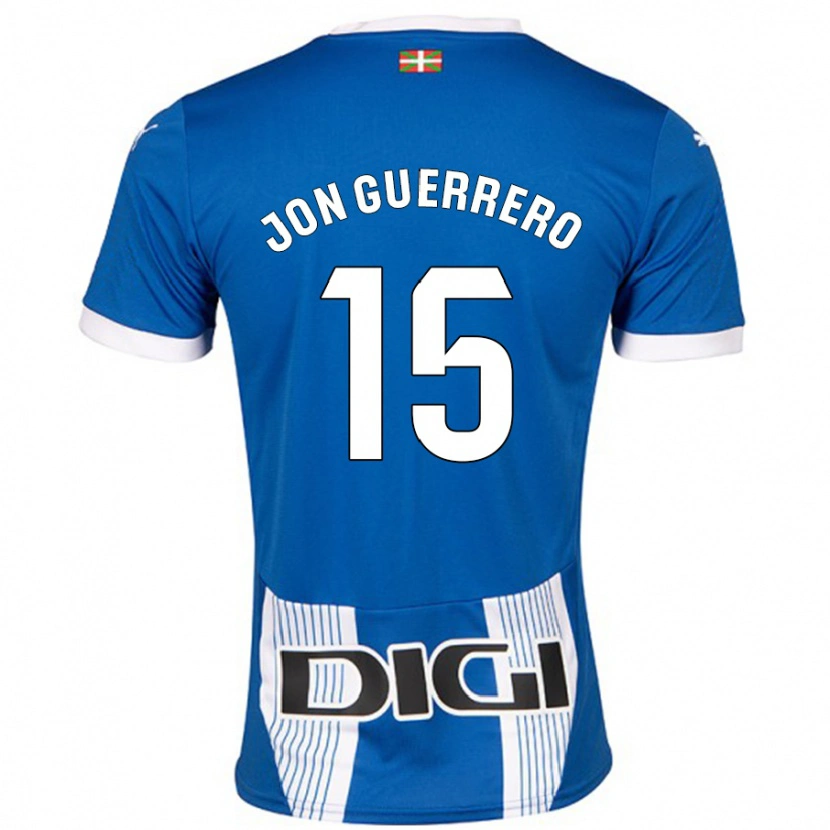 Danxen Herren Julen Jon Guerrero #15 Blau Heimtrikot Trikot 2024/25 T-Shirt