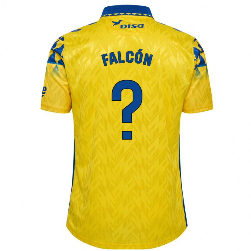 Danxen Herren Toni Falcón #0 Gelb Blau Heimtrikot Trikot 2024/25 T-Shirt