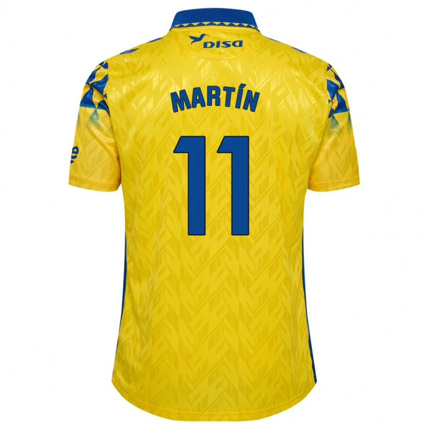 Danxen Herren Diego Martín #11 Gelb Blau Heimtrikot Trikot 2024/25 T-Shirt