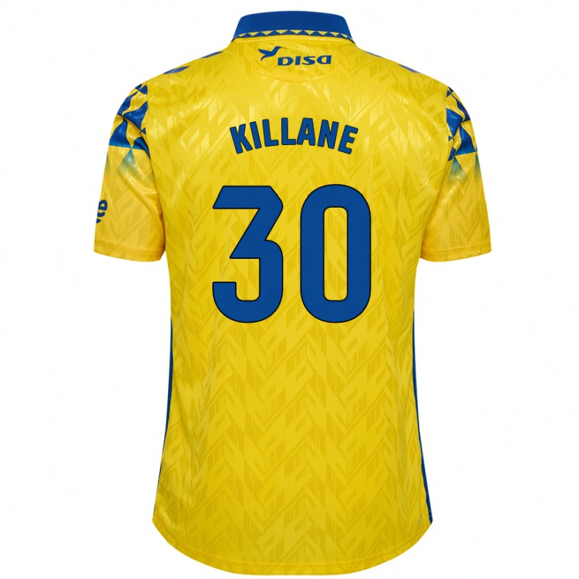 Danxen Herren Álvaro Killane #30 Gelb Blau Heimtrikot Trikot 2024/25 T-Shirt