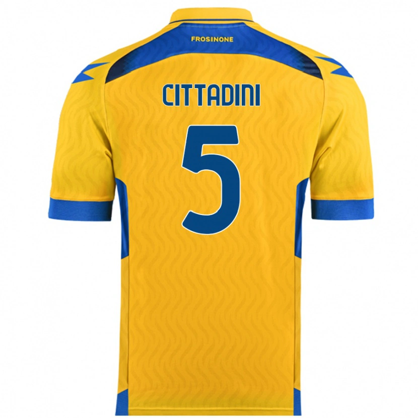 Danxen Herren Giorgio Cittadini #5 Gelb Heimtrikot Trikot 2024/25 T-Shirt