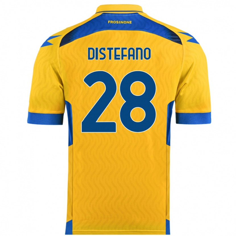 Danxen Herren Filippo Distefano #28 Gelb Heimtrikot Trikot 2024/25 T-Shirt