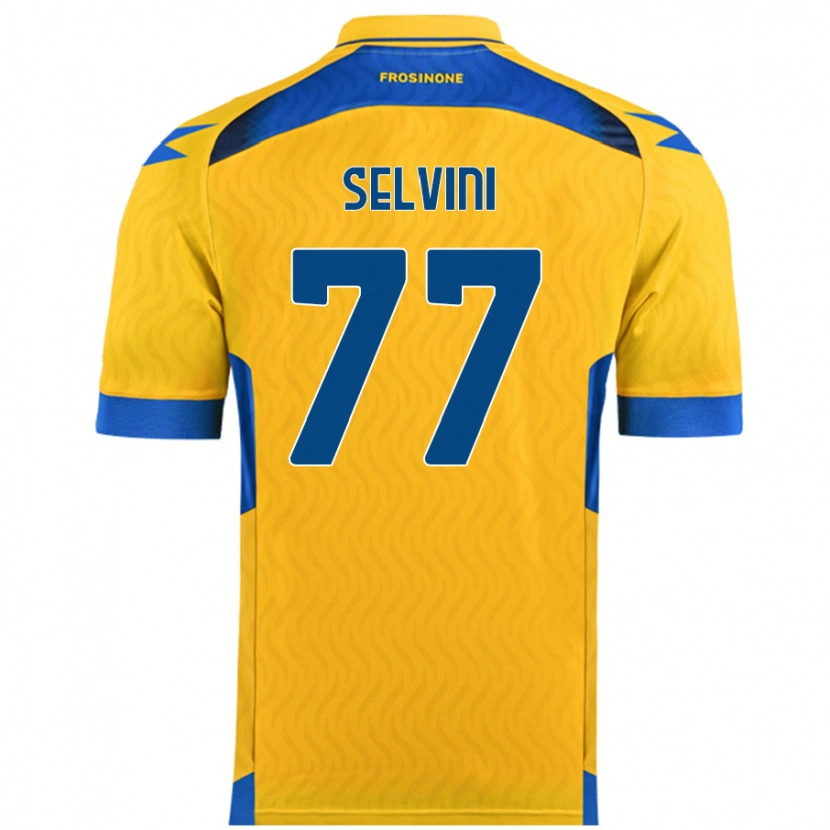 Danxen Herren Alessandro Selvini #77 Gelb Heimtrikot Trikot 2024/25 T-Shirt