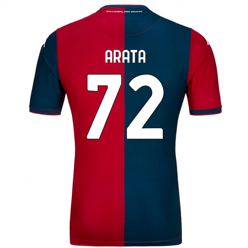 Danxen Herren Stefano Arata #72 Rot Dunkelblau Heimtrikot Trikot 2024/25 T-Shirt