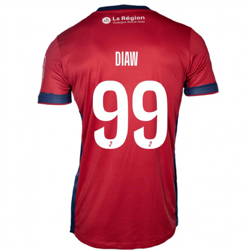 Danxen Herren Mory Diaw #99 Hellburgunderrot Heimtrikot Trikot 2024/25 T-Shirt