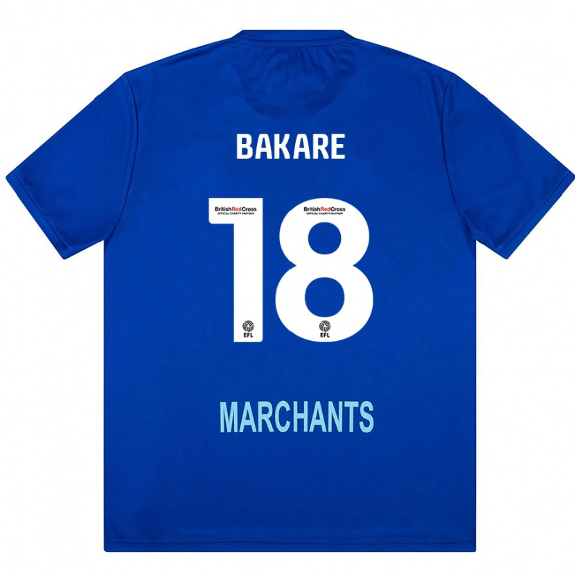 Danxen Herren Ibrahim Bakare #18 Grün Auswärtstrikot Trikot 2024/25 T-Shirt