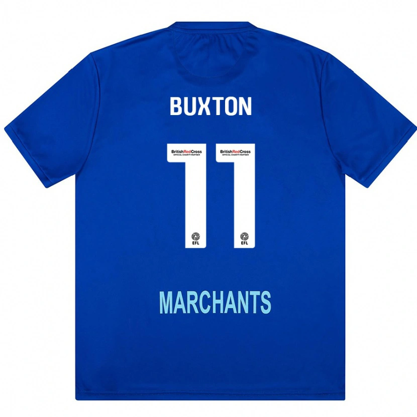 Danxen Herren Charlotte Buxton #11 Grün Auswärtstrikot Trikot 2024/25 T-Shirt