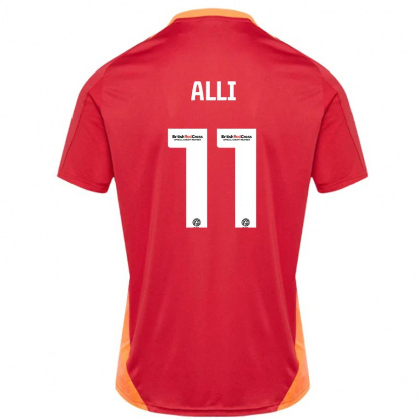 Danxen Herren Millenic Alli #11 Blau Cremeweiß Auswärtstrikot Trikot 2024/25 T-Shirt