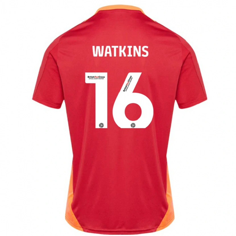 Danxen Herren Zoe Watkins #16 Blau Cremeweiß Auswärtstrikot Trikot 2024/25 T-Shirt