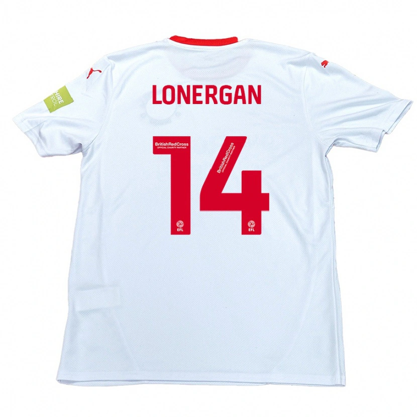 Danxen Herren Tommy Lonergan #14 Weiß Auswärtstrikot Trikot 2024/25 T-Shirt