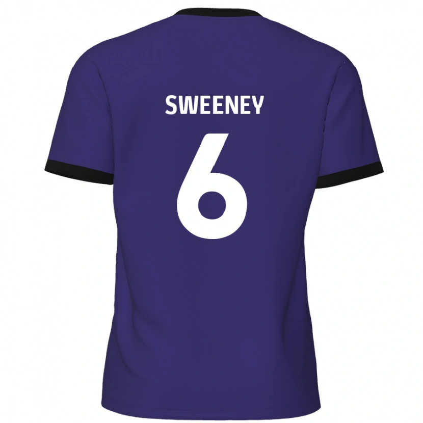 Danxen Herren Dan Sweeney #6 Lila Auswärtstrikot Trikot 2024/25 T-Shirt