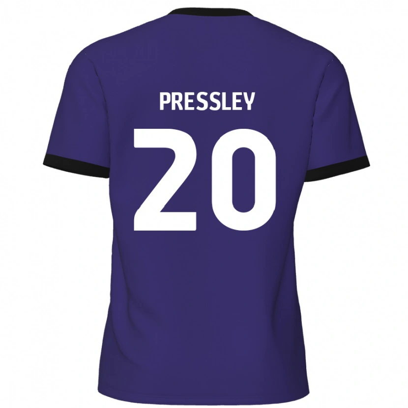 Danxen Herren Aaron Pressley #20 Lila Auswärtstrikot Trikot 2024/25 T-Shirt