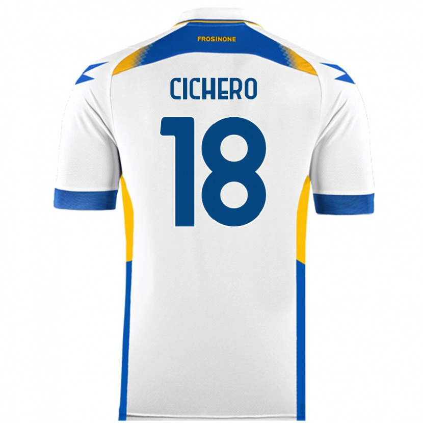 Danxen Herren Alejandro Cichero #18 Weiß Auswärtstrikot Trikot 2024/25 T-Shirt