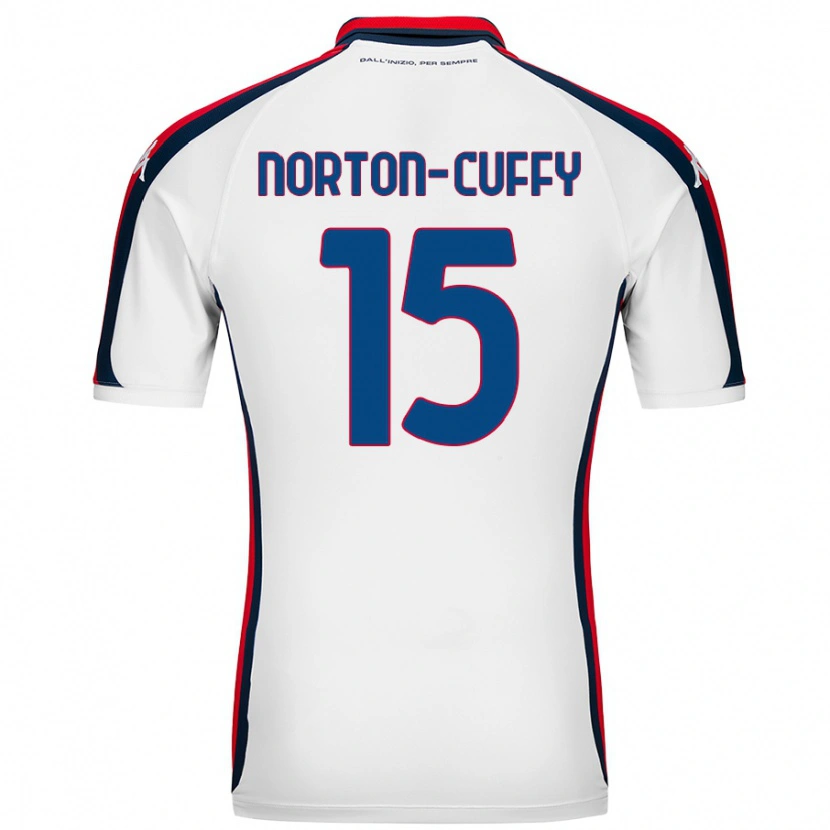 Danxen Herren Brooke Norton-Cuffy #15 Weiß Auswärtstrikot Trikot 2024/25 T-Shirt