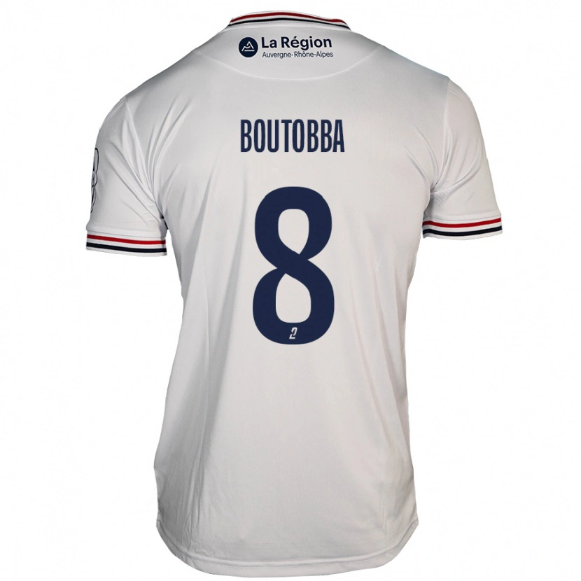 Danxen Herren Bilal Boutobba #8 Weiß Auswärtstrikot Trikot 2024/25 T-Shirt