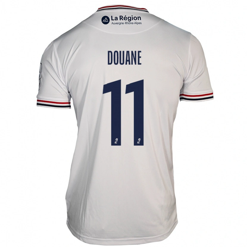 Danxen Herren Maïdine Douane #11 Weiß Auswärtstrikot Trikot 2024/25 T-Shirt