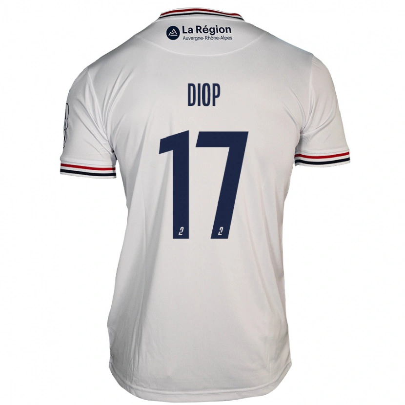 Danxen Herren Ousmane Diop #17 Weiß Auswärtstrikot Trikot 2024/25 T-Shirt