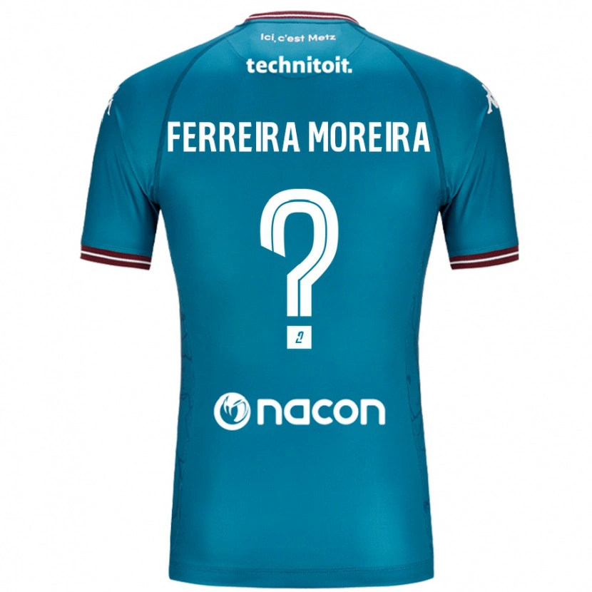 Danxen Herren Ruben Ferreira Moreira #0 Blau Petrol Auswärtstrikot Trikot 2024/25 T-Shirt