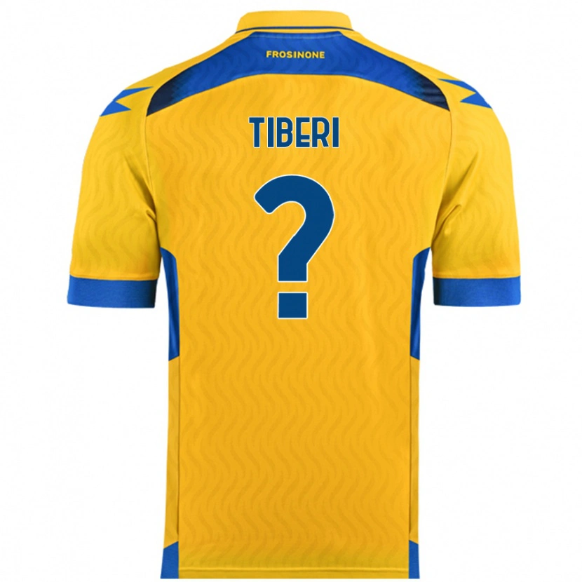 Danxen Damen Gianluca Tiberi #0 Gelb Heimtrikot Trikot 2024/25 T-Shirt