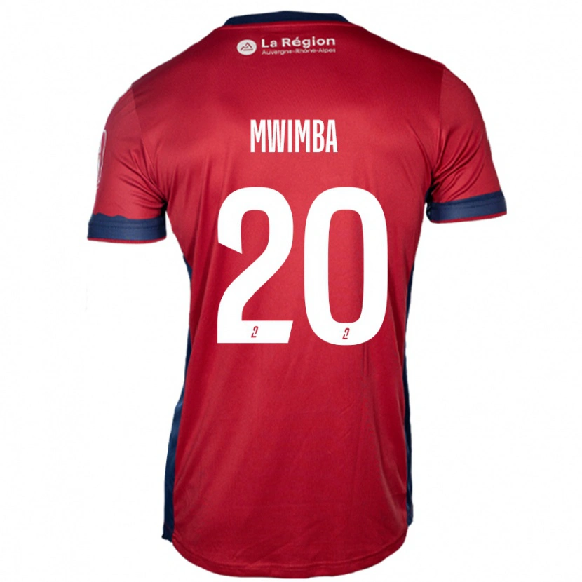 Danxen Damen Josué Mwimba Isala #20 Hellburgunderrot Heimtrikot Trikot 2024/25 T-Shirt