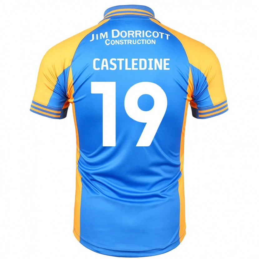 Danxen Kinder Leo Castledine #19 Blau Bernstein Heimtrikot Trikot 2024/25 T-Shirt