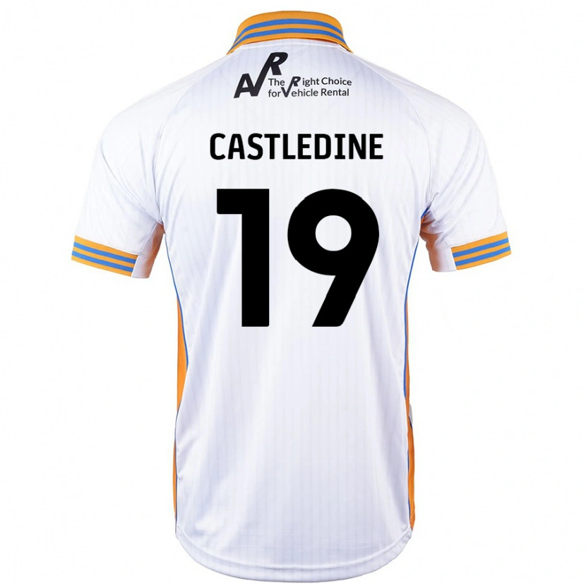 Danxen Kinder Leo Castledine #19 Weiß Auswärtstrikot Trikot 2024/25 T-Shirt