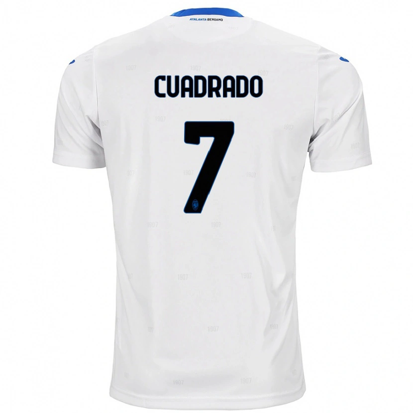 Danxen Kinder Juan Cuadrado #7 Weiß Auswärtstrikot Trikot 2024/25 T-Shirt