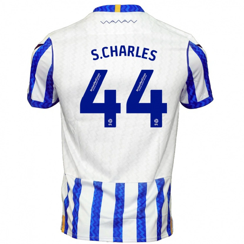 Danxen Kinder Shea Charles #44 Blau Weiß Heimtrikot Trikot 2024/25 T-Shirt