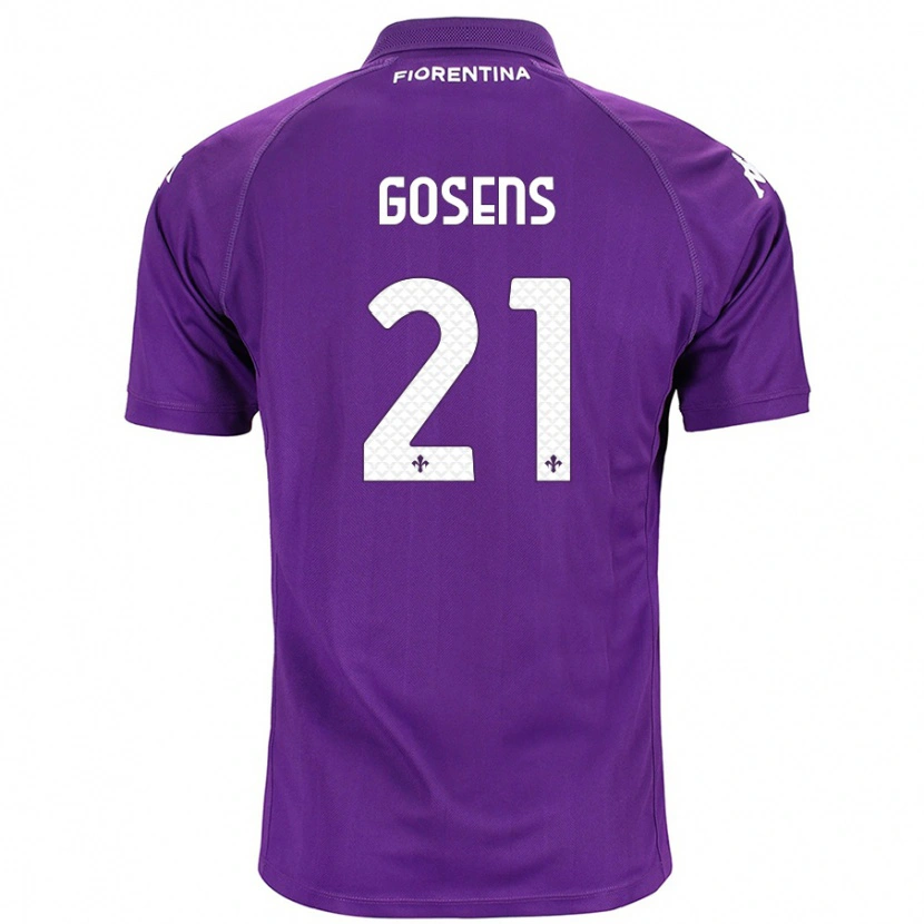 Danxen Kinder Robin Gosens #21 Violett Heimtrikot Trikot 2024/25 T-Shirt