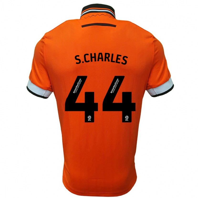 Danxen Kinder Shea Charles #44 Orange Weiß Auswärtstrikot Trikot 2024/25 T-Shirt