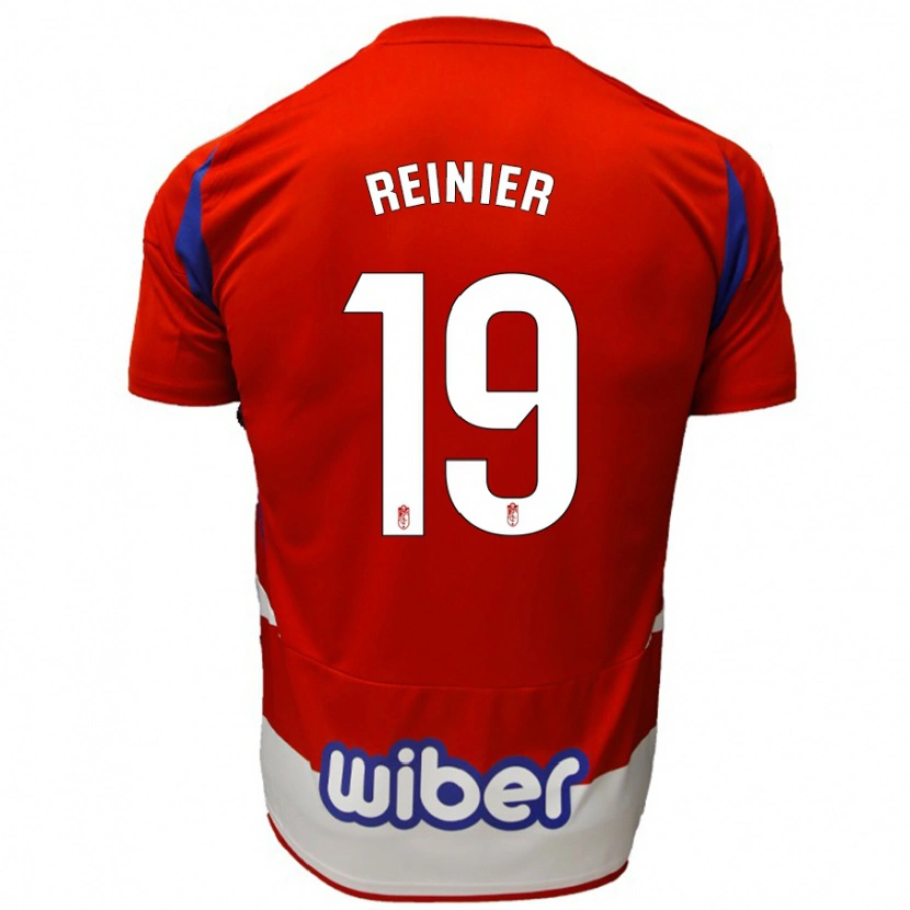 Danxen Herren Reinier #19 Rot Weiß Blau Heimtrikot Trikot 2024/25 T-Shirt