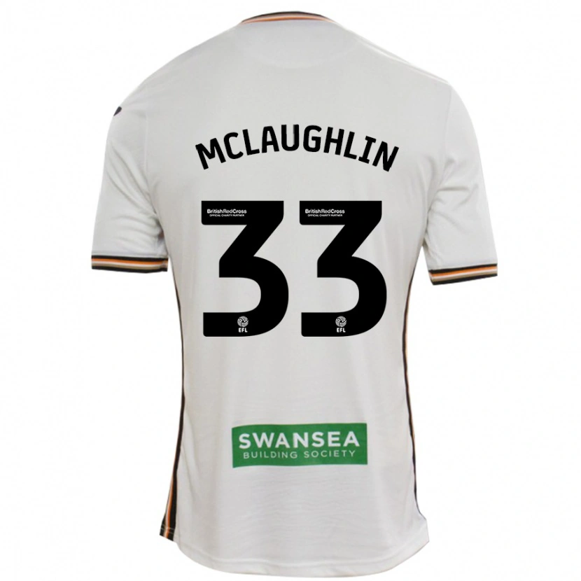 Danxen Herren Jon Mclaughlin #33 Rot Weiß Heimtrikot Trikot 2024/25 T-Shirt