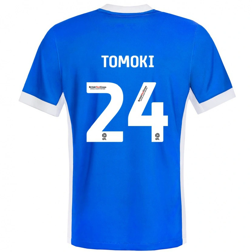 Danxen Herren Tomoki Iwata #24 Blau Weiß Heimtrikot Trikot 2024/25 T-Shirt