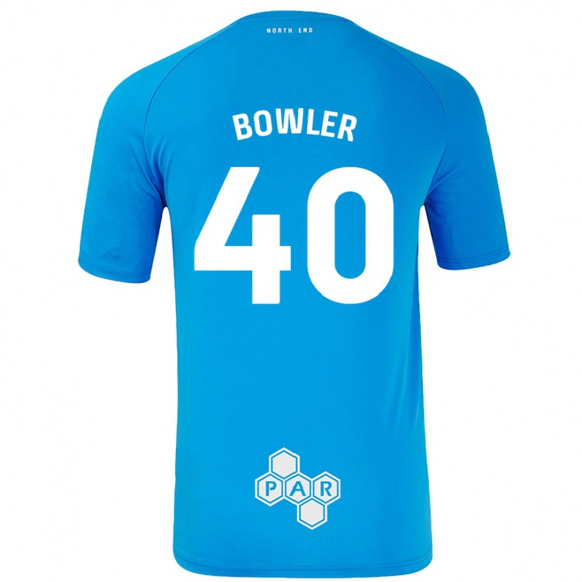 Danxen Herren Josh Bowler #40 Himmelblau Auswärtstrikot Trikot 2024/25 T-Shirt