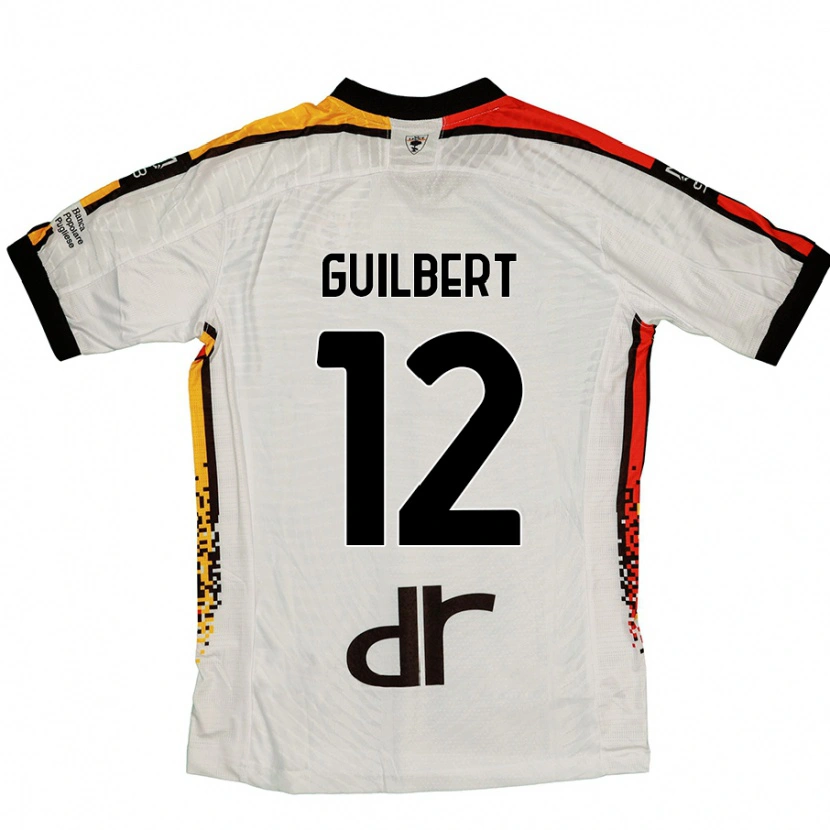 Danxen Damen Frédéric Guilbert #12 Weiß Schwarz Auswärtstrikot Trikot 2024/25 T-Shirt