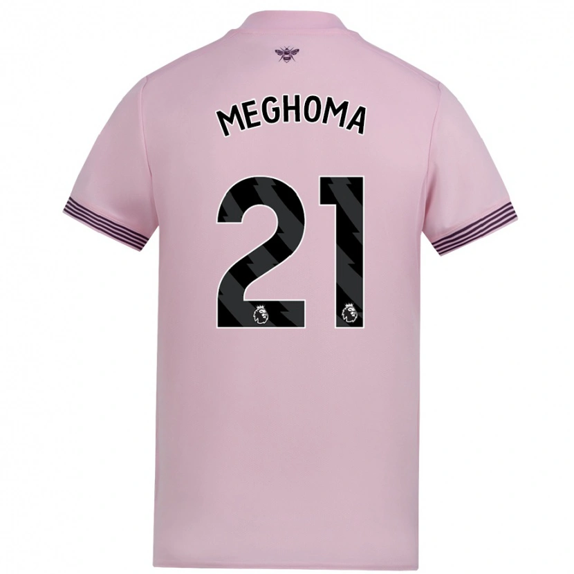 Danxen Damen Jayden Meghoma #21 Rosa Auswärtstrikot Trikot 2024/25 T-Shirt